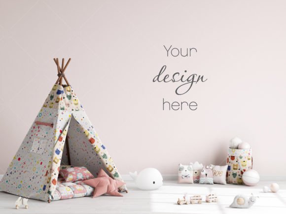Download Children's Room Mockup - Children's room mockup Collection